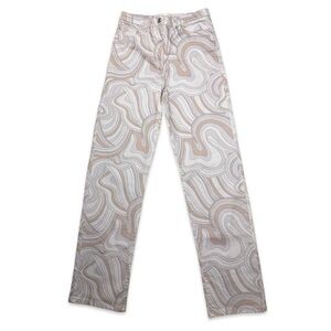 WILFRED Cotton multicolor swirl pattern print pants - US womens size 4